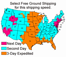 Expedited Shipping Map